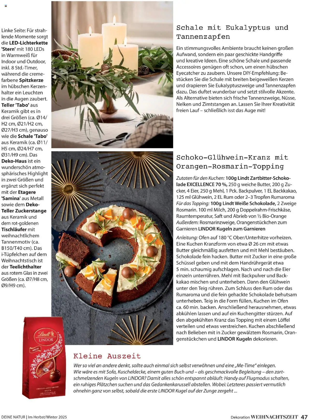 Dehner Prospekt Deine Natur – gültig ab 09.10.2025 | Seite: 47 | Produkte: Butter, Eier, Creme, Kuchen