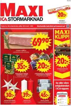 ICA Maxi - erbjudanden - Förhandsvisning av reklamblad från butik ICA Maxi aktuell från 10.11.2025