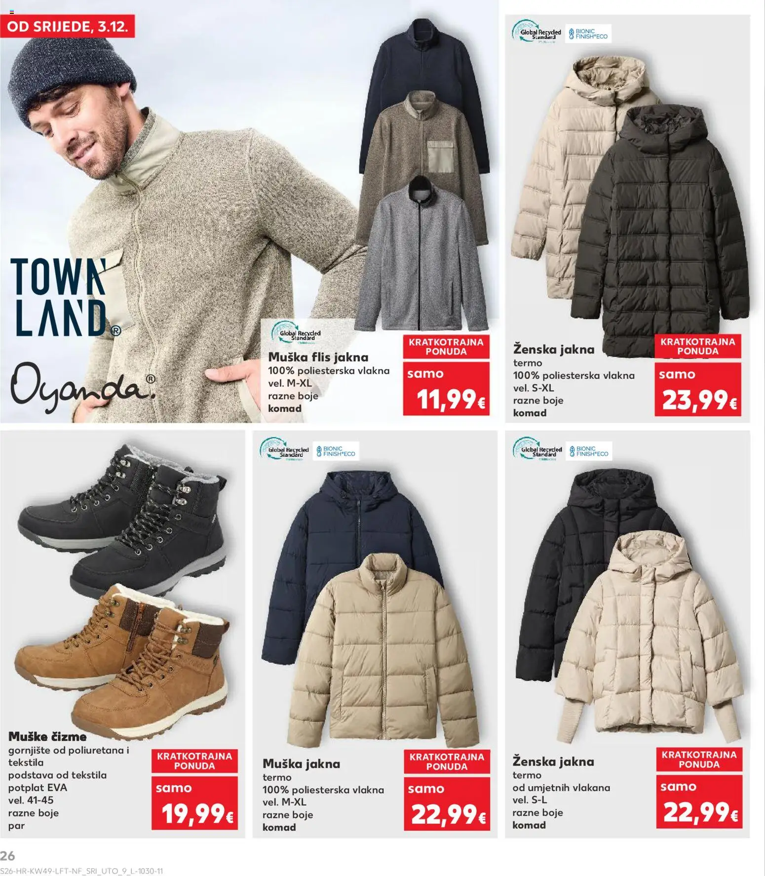 Kaufland katalog | vrijedi od 03.12.2025 | Stranica: 26 | Proizvodi: Jakna, Čizme, Finish