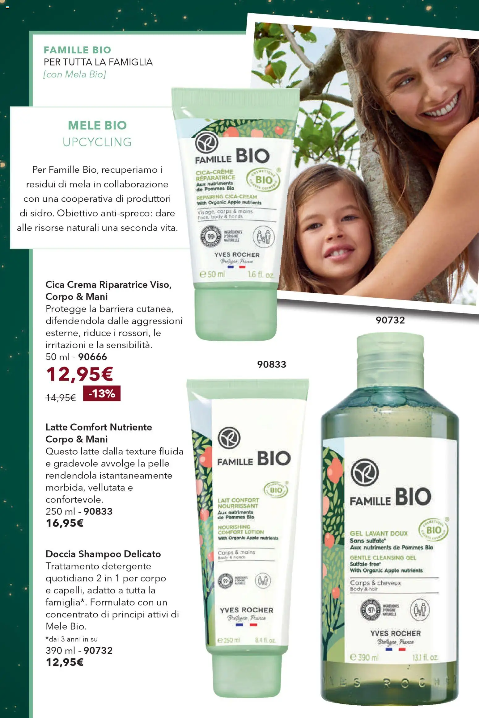 Volantino Yves Rocher del 29.11.2025 | Pagina: 68 | Prodotti: Shampoo, Crema, Latte, Doccia