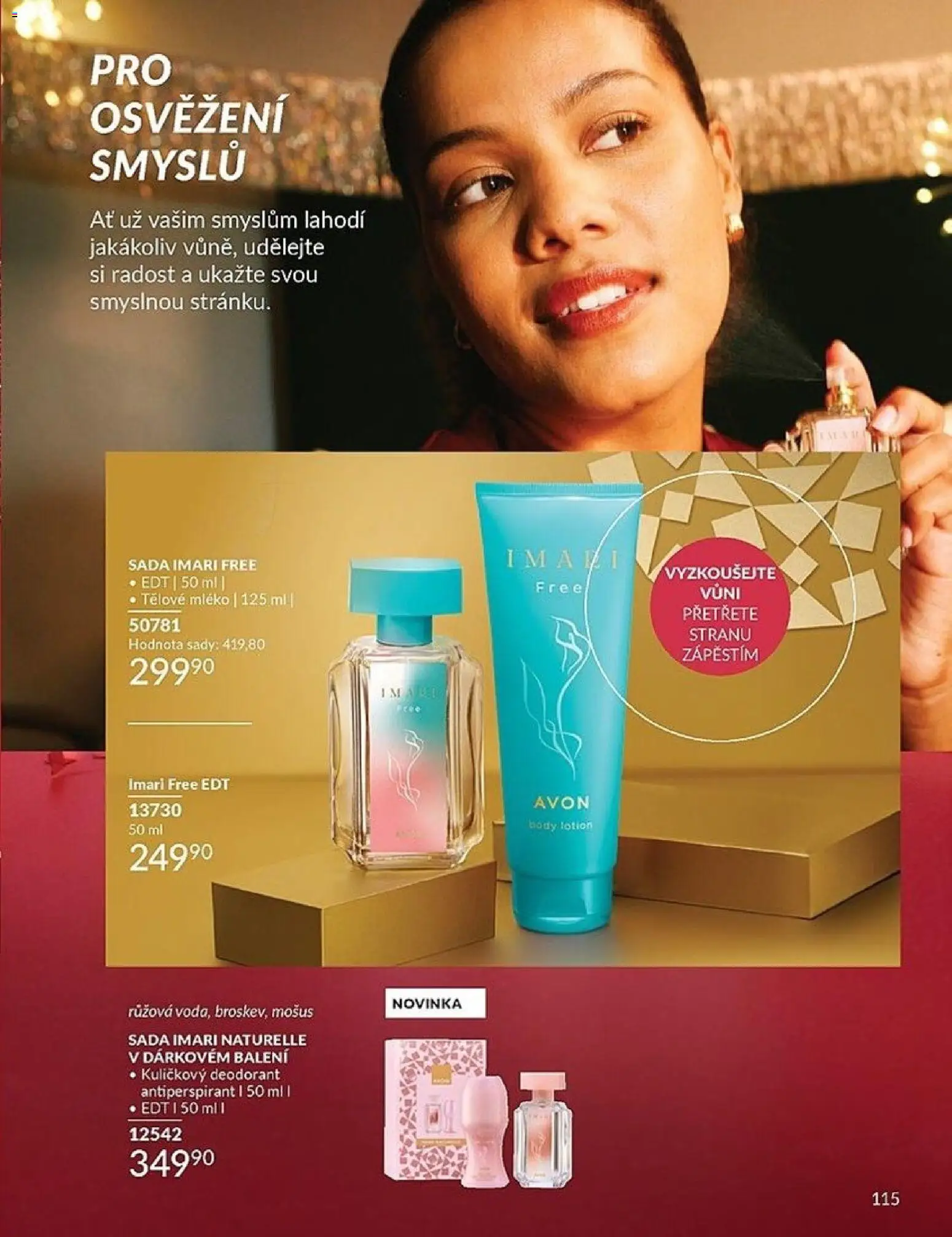 Avon katalog 12/2025 od 01.12.2025 | Strana: 115 | Produkty: Deodorant, Antiperspirant, Mléko, Body