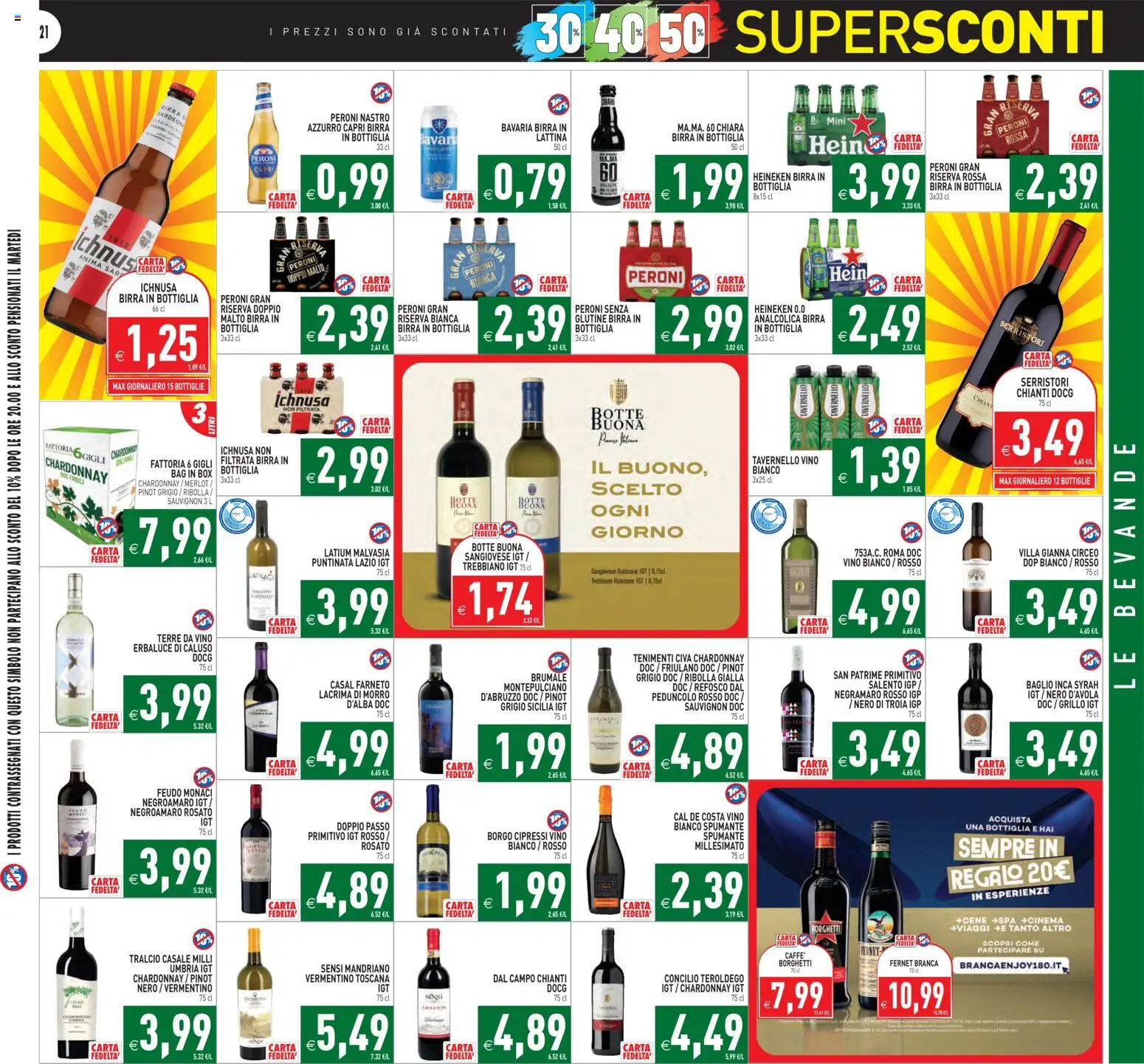 Volantino PIM Supermercati del 07.11.2025 | Pagina: 21 | Prodotti: Spumante, Heineken, Bottiglia, Vino bianco