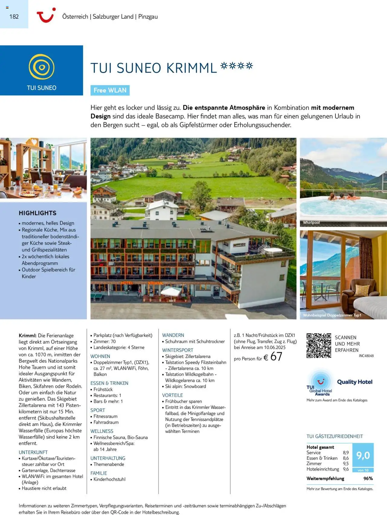 TUI Prospekt 	 – gültig ab 01.11.2024 | Seite: 182 | Produkte: Küche, Ski, Snowboard, Steak