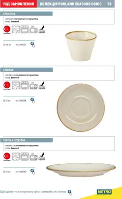 Metro акції дійснийкції з 24.07.2024 | Сторінка: 58 | Товари: Блюдце, Креманка