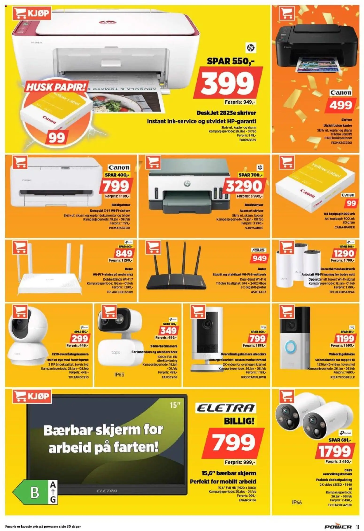 {H1} | Side: 11 | Produkter: Mesh, Skjerm, Lyd, Topp