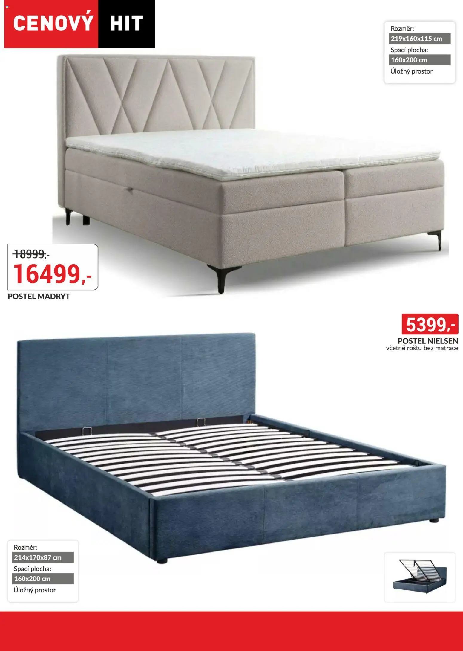 BAUMAX leták - Objevte svět nábytku od 01.04.2026 | Strana: 37 | Produkty: Postel, Matrace