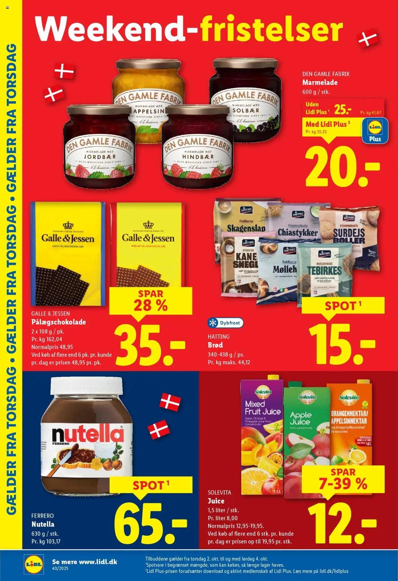 Lidl tilbudsavis – gyldig fra 28.09.2025 | Side: 34 | Produkter: Te, Hindbær, Solbær, Søm