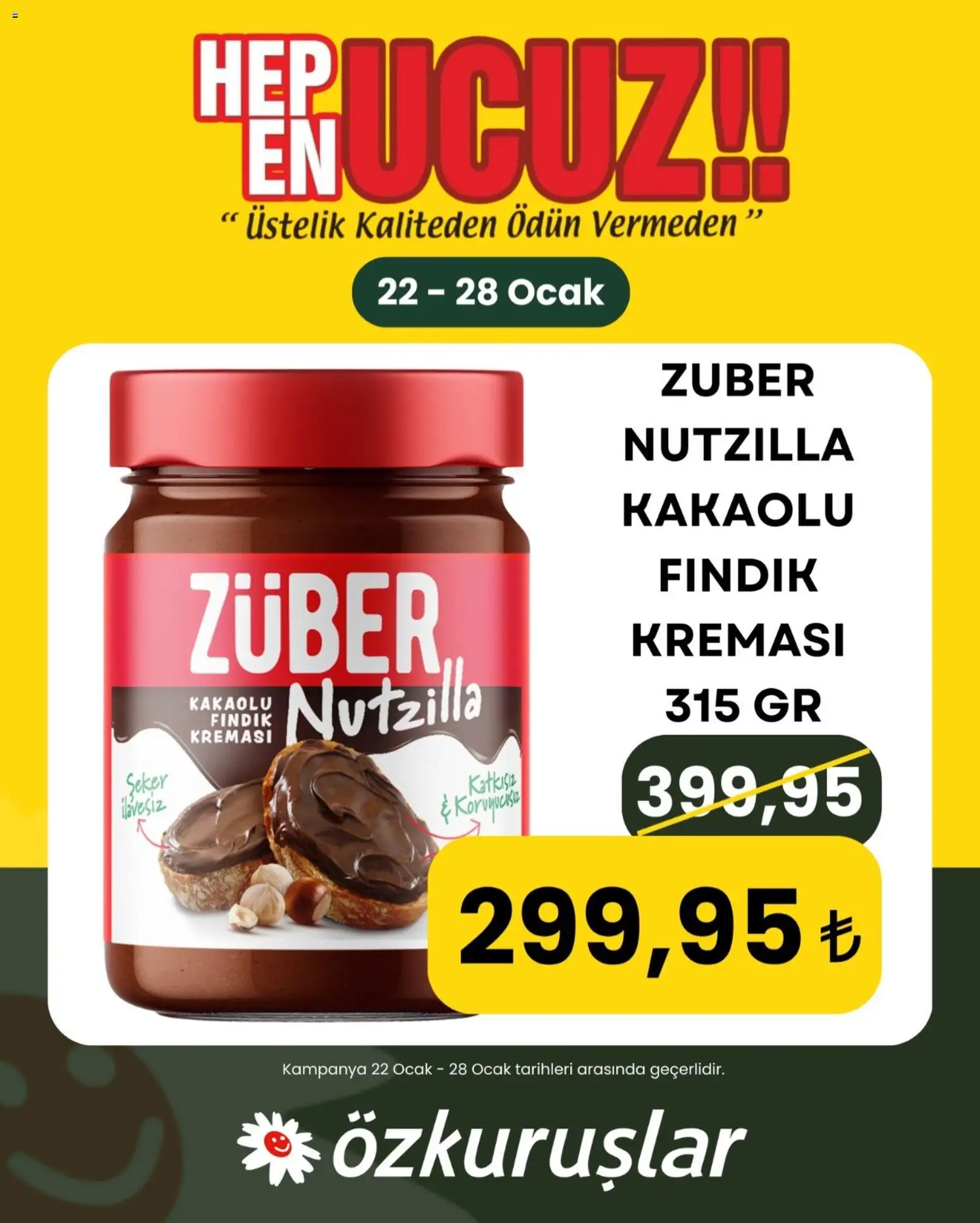 Özkuruşlar Katalog - 22.01.2026 tarihinden itibaren geçerlidir | Sayfa: 6 | Ürünler: Şeker, Fındık, Ocak