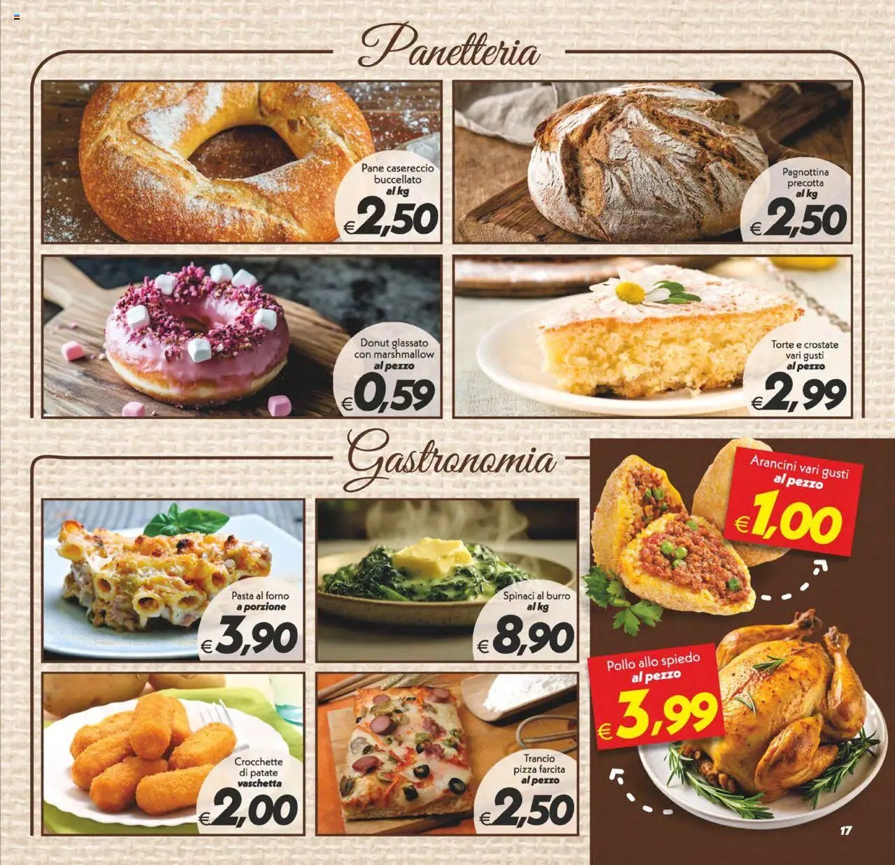 Volantino SuperConveniente del 20.06.2025 | Pagina: 17 | Prodotti: Patate, Burro, Pasta, Forno