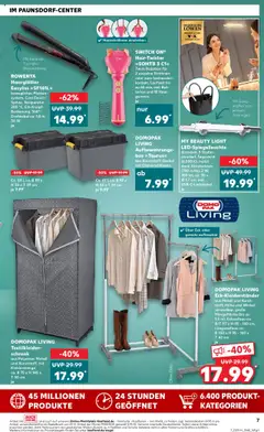 Kaufland prospekt Leipzig	 - gültig ab dem 17.07.2025 | Seite: 7 | Produkte: Haarglätter, Batterien, Schrank, Box