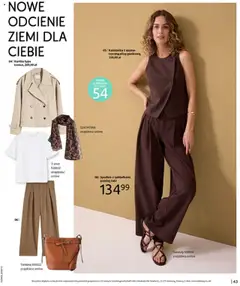 BonPrix Katalog - Powrót Mody Lat 70. od 01.09.2025 | Strona: 45 | Produkty: Kamizelka, Kurtka, Spodnie, Sandały