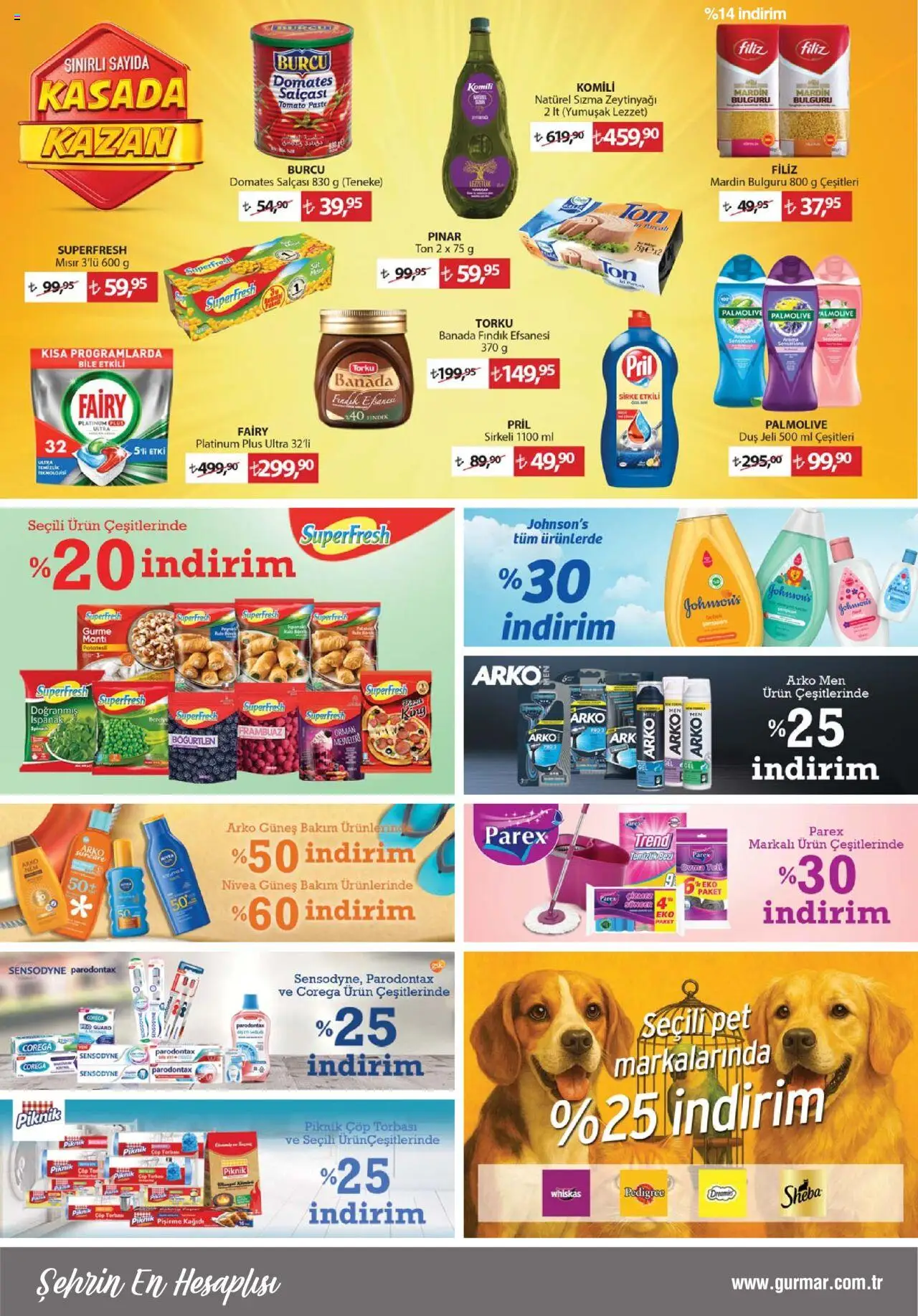 Gürmar Katalog - 16.08.2025 tarihinden itibaren geçerlidir | Sayfa: 2 | Ürünler: Duş, Duş jeli, Fındık, Bezelye