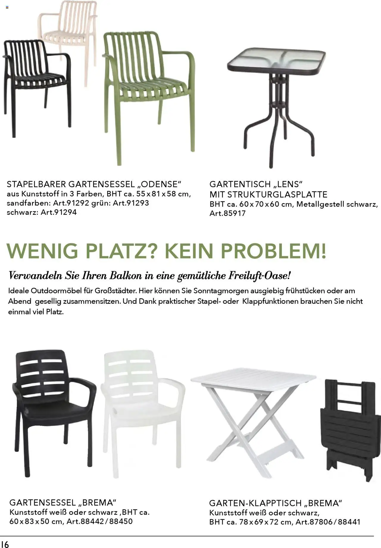 Rahaus Prospekt Gartenmöbel – gültig ab 07.04.2025 | Seite: 16