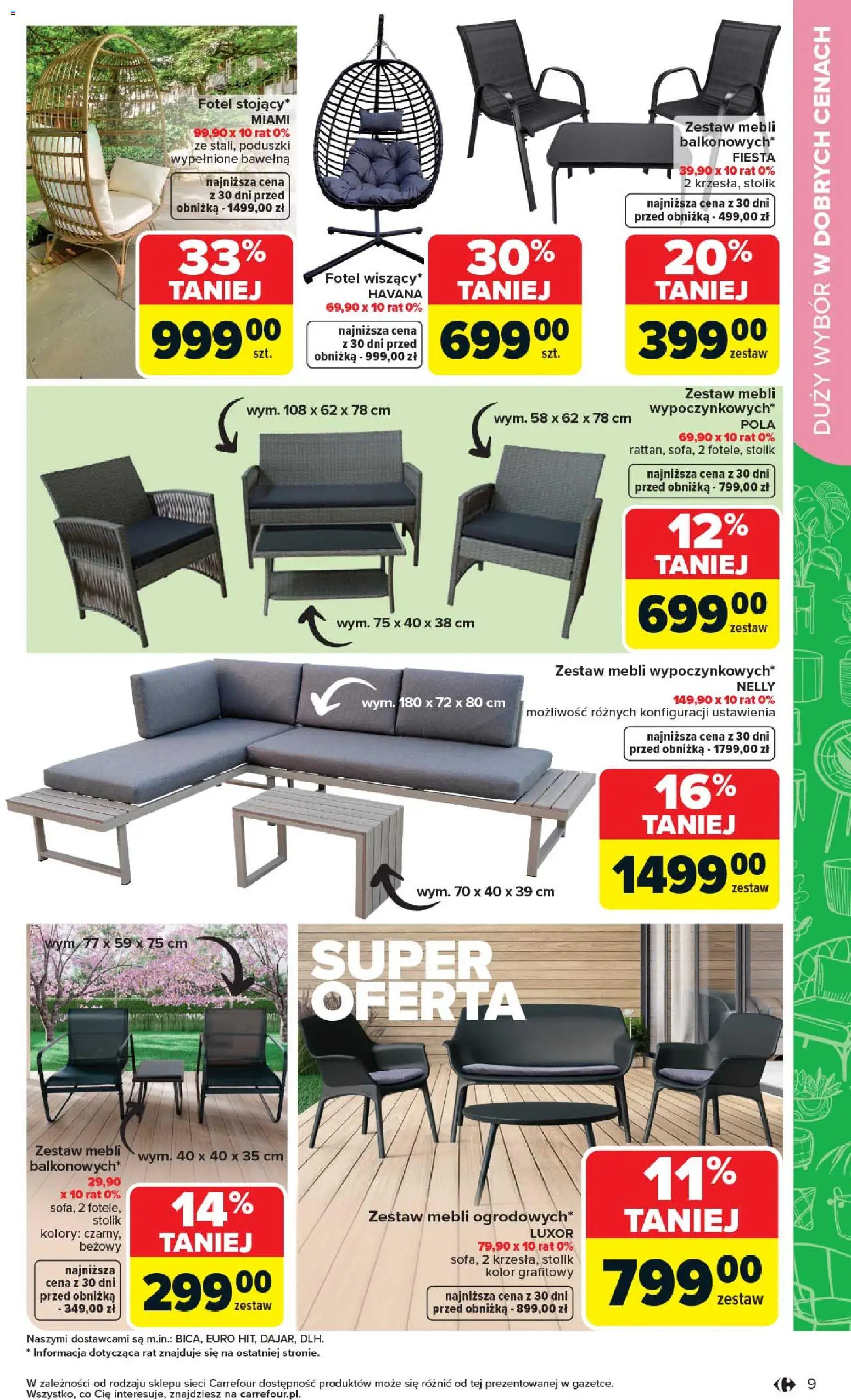 Carrefour gazetka - Łap super okazje od 27.04.2026 | Strona: 9 | Produkty: Fotel