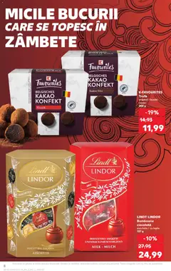 Ofertele Kaufland valabile de la 05.11.2025 | Pagină: 8 | Produse: Lapte, Ciocolată, Bomboane, Cacao