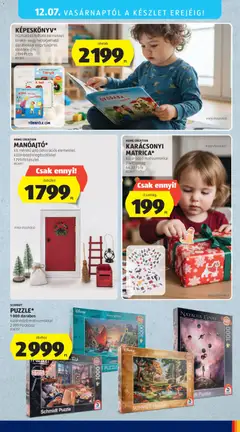Aldi Akciós újság - amely érvényes a következő dátumtól: 04.12.2025 | Oldal: 51 | Termékek: Puzzle, Dekoráció