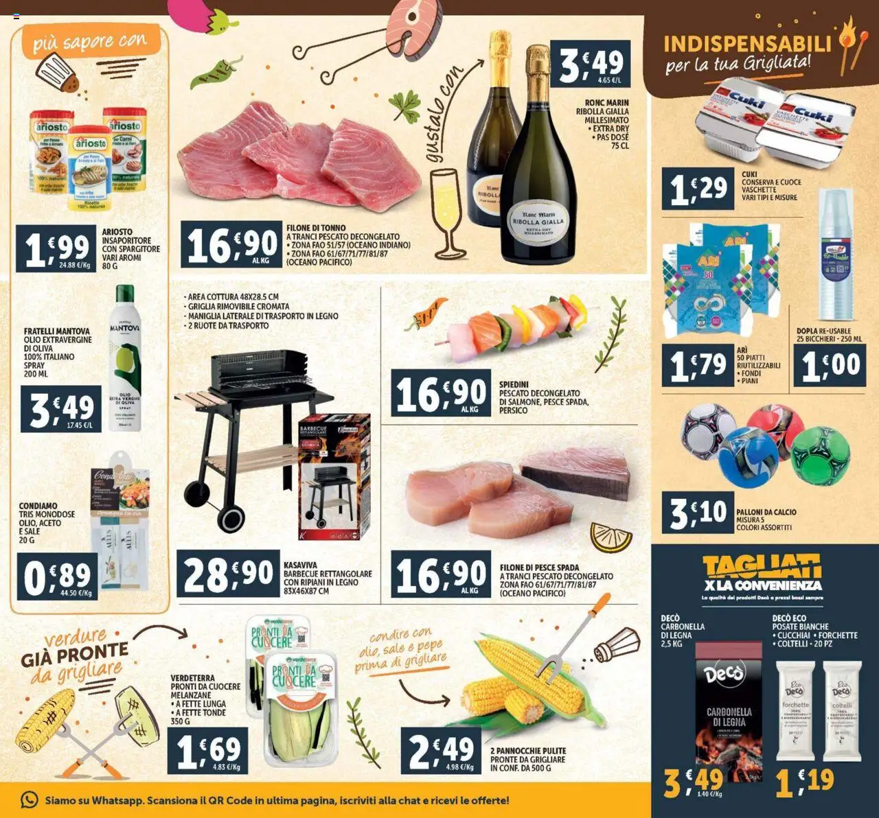 Volantino Decò del 08.08.2025 | Pagina: 11 | Prodotti: Posate, Pepe, Barbecue, Vaschette