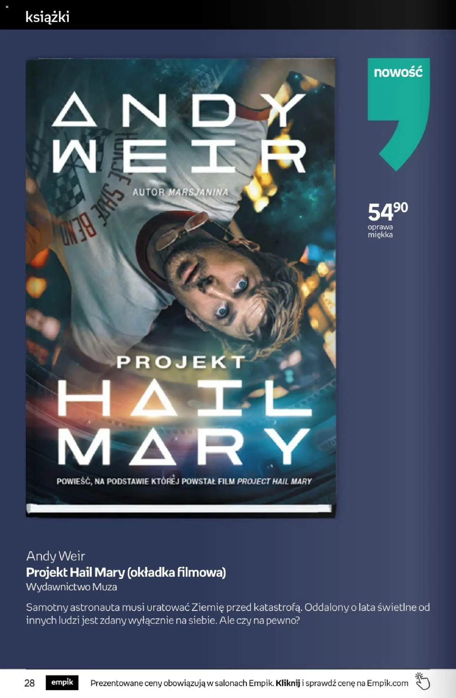 Empik promocje - Tom kultury Książki od 11.03.2026 | Strona: 28 | Produkty: Książki