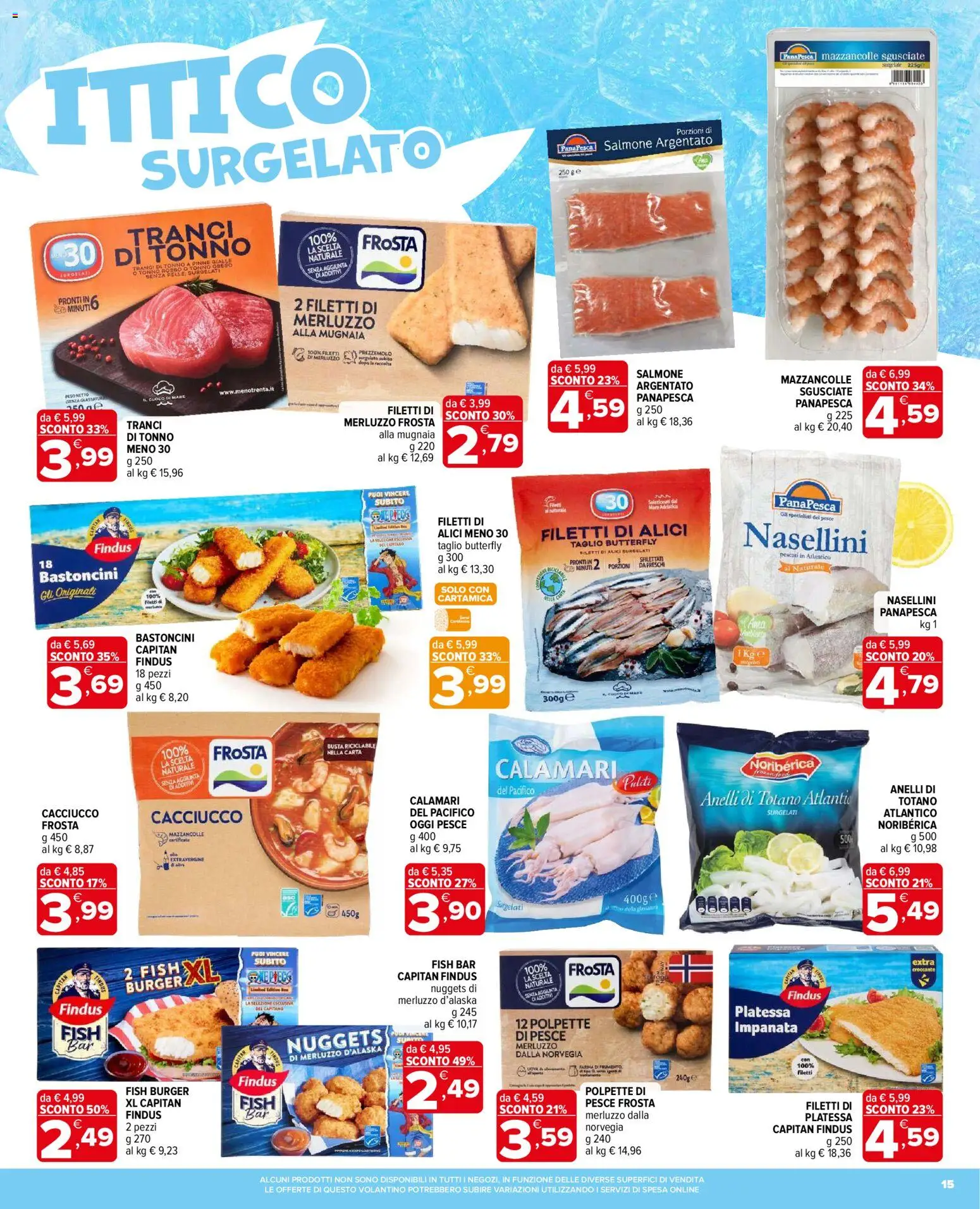 Volantino Iperal del 05.03.2026 | Pagina: 15 | Prodotti: Salmone, Pesca, Prezzemolo, Polpette