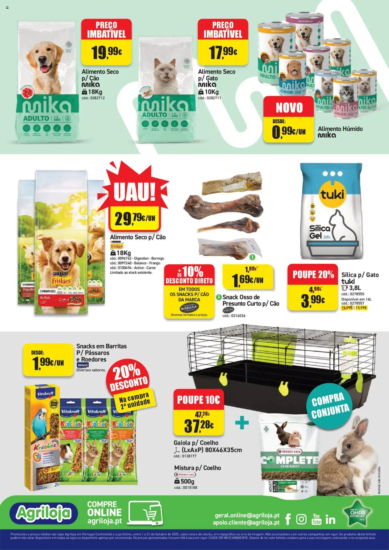 Agriloja folheto │ válido de 01.10.2025 | Página: 4 | Produtos: Frango, Presunto, Carne, Coelho