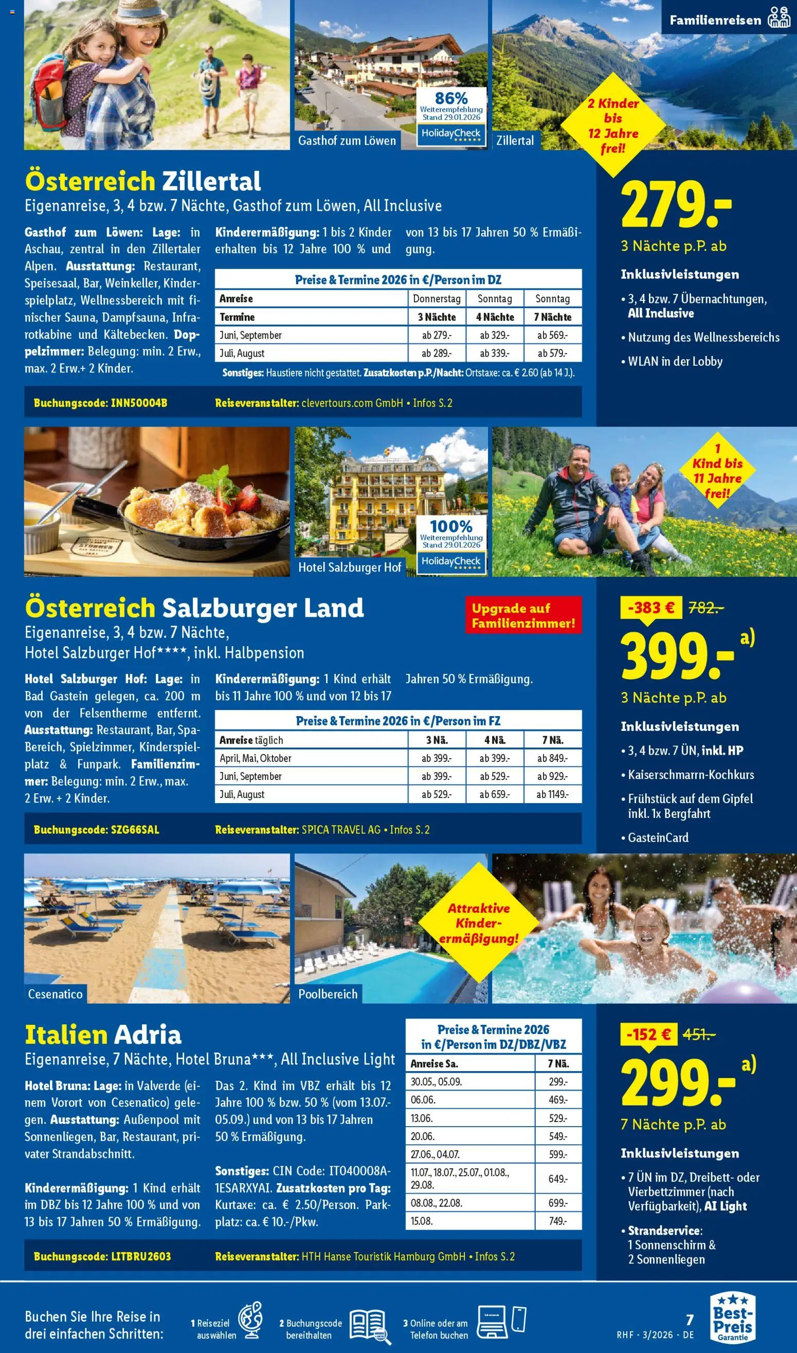 Lidl Reisen Prospekt 	 – gültig ab 28.02.2026 | Seite: 7 | Produkte: HP, Bad, Sonnenschirm, Telefon