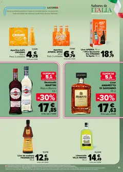 Vista previa Carrefour Sabores de Italia válido desde el 07.04.2026 | Página: 11 | Productos: Licor, Vino, Té
