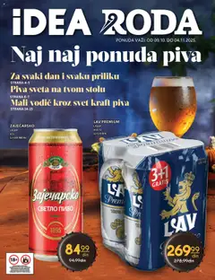 Roda naj naj ponuda piva - pregled Roda kataloga - važi od 09.10.2025