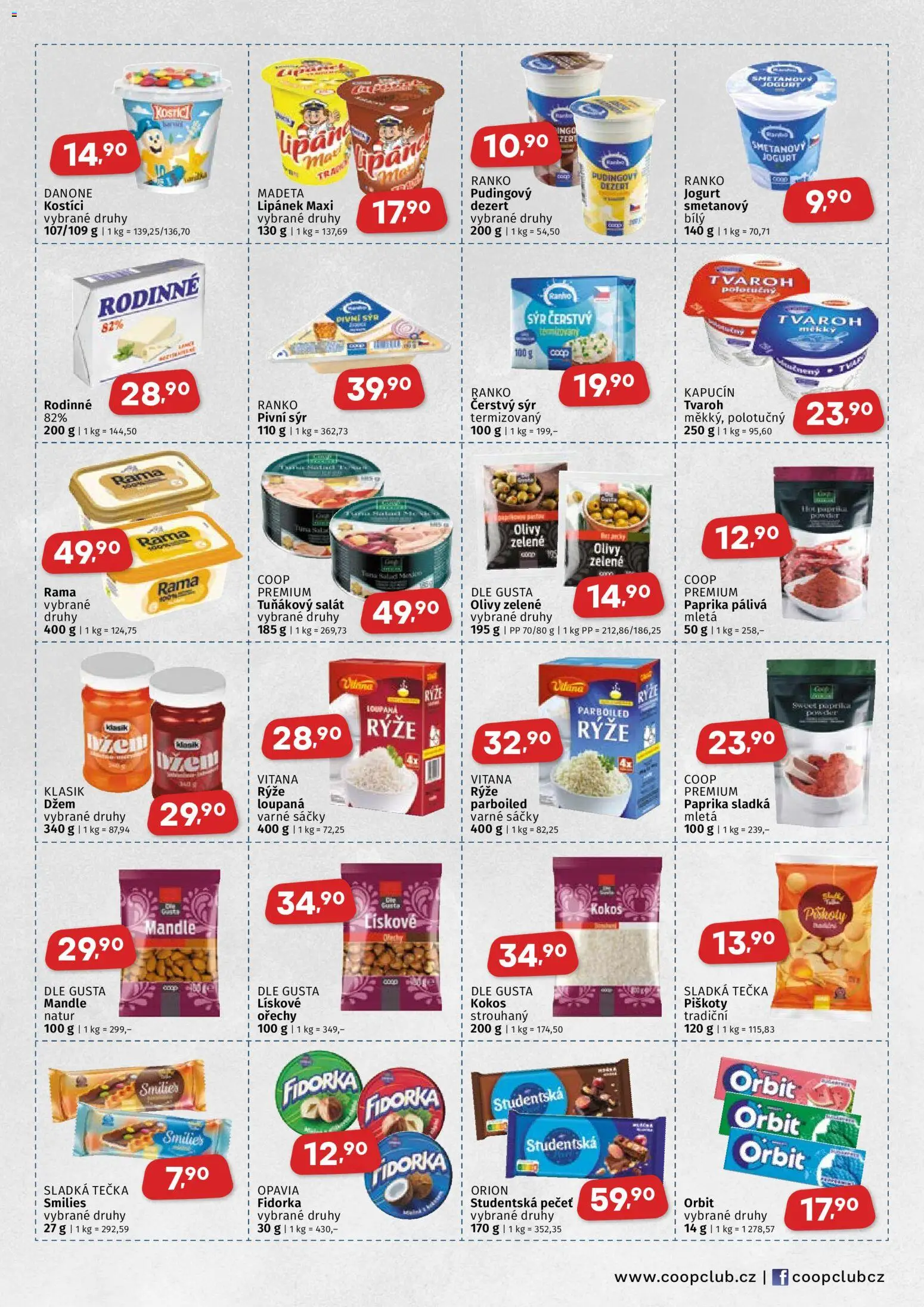 Coop leták - Východočeský region od 11.03.2026 | Strana: 3 | Produkty: Lipánek, Jogurt, Ořechy, Čerstvý sýr