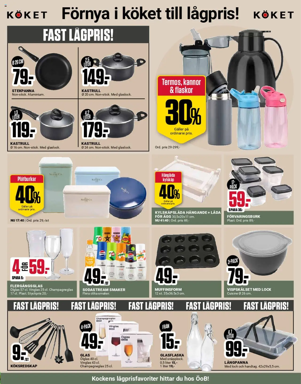 ÖoB reklamblad aktuell från 16.06.2025 | Sida: 7 | Produkter: Låda, Ägg, Stekpanna, Kylskåp