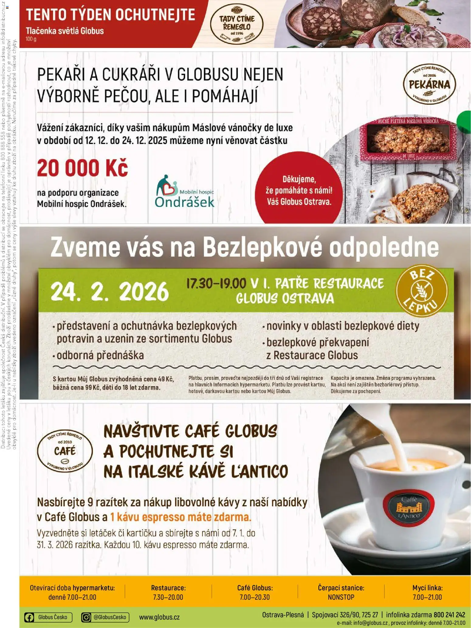 Globus leták - Ostrava od 14.01.2026 | Strana: 36 | Produkty: Globus, Vánočka, Pekárna, Tlačenka