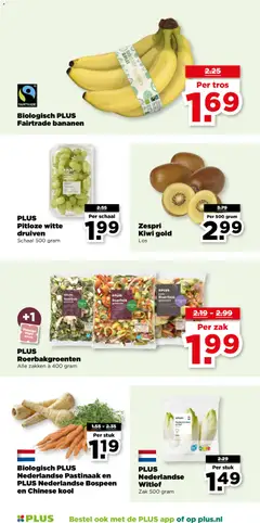 Biologisch PLUS Fairtrade bananen, Fairtrade bananas - Voorbeeld van een folder van Plus, geldig van 29.10.2025 | Pagina: 21