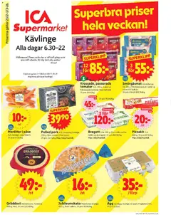 ICA Supermarket - Kävlinge - Förhandsvisning av reklamblad från butik ICA Supermarket aktuell från 23.02.2026