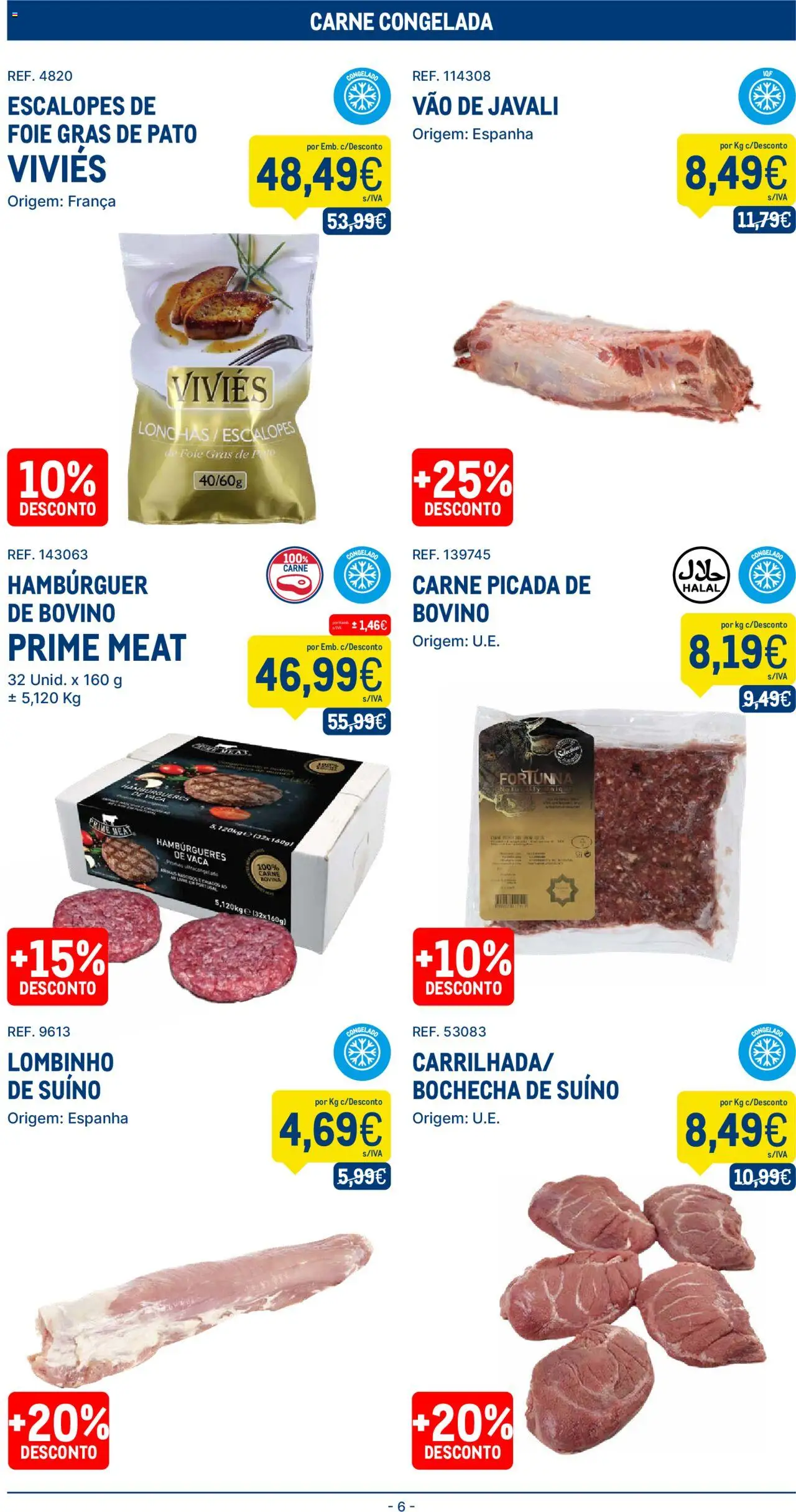 Makro folheto │ válido de 05.08.2025 | Página: 6 | Produtos: Hambúrguer, Carne picada, Carne