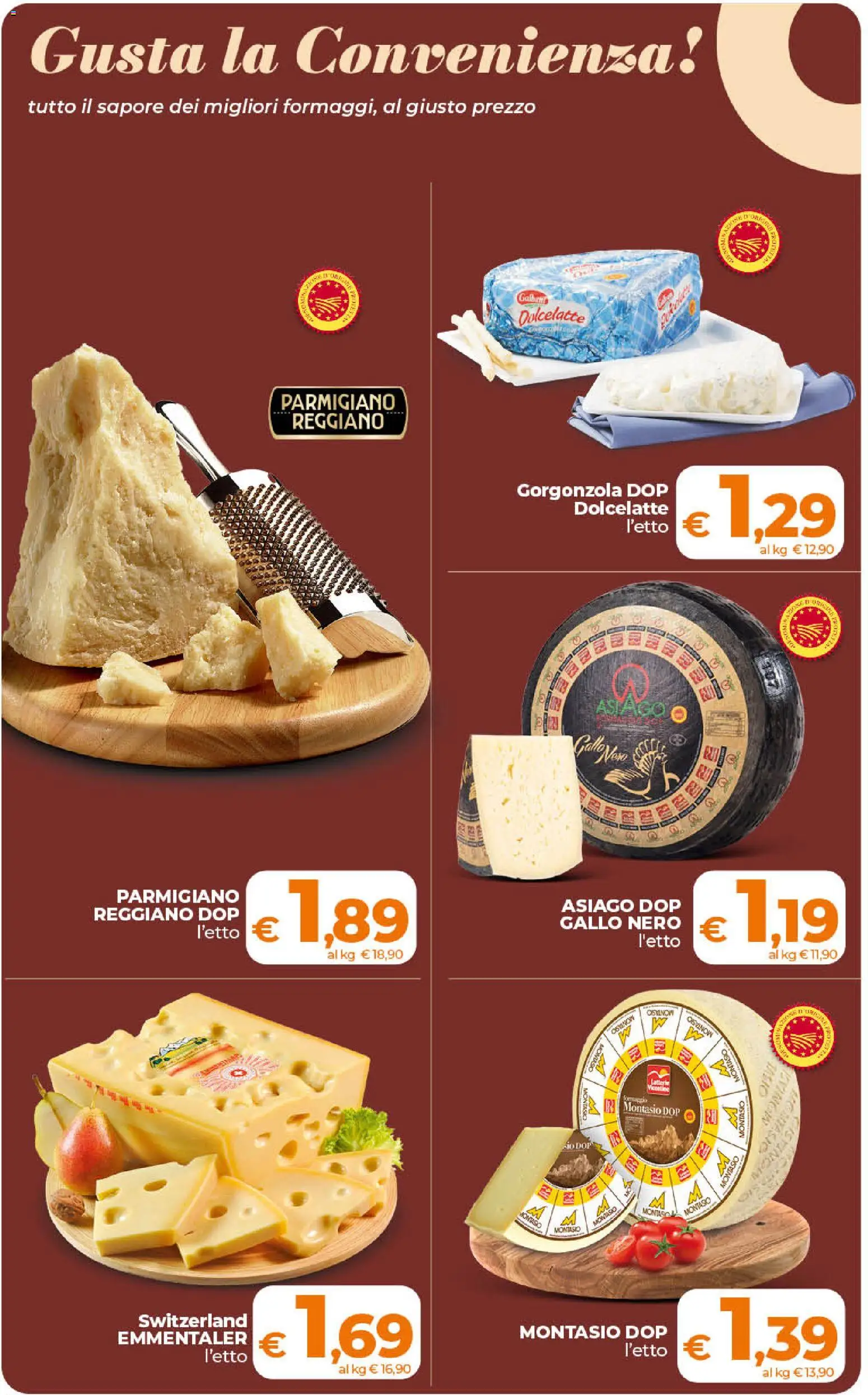 Volantino Ipercoop del 24.02.2026 | Pagina: 17 | Prodotti: Parmigiano reggiano, Parmigiano, Gorgonzola