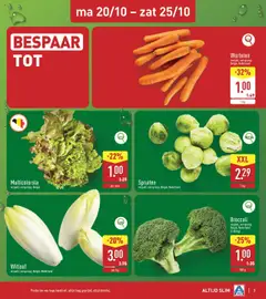 Aldi folder week 43 - Voorbeeld van een folder van Aldi, geldig van 20.10.2025 | Pagina: 3 | Producten: Wortelen, Broccoli