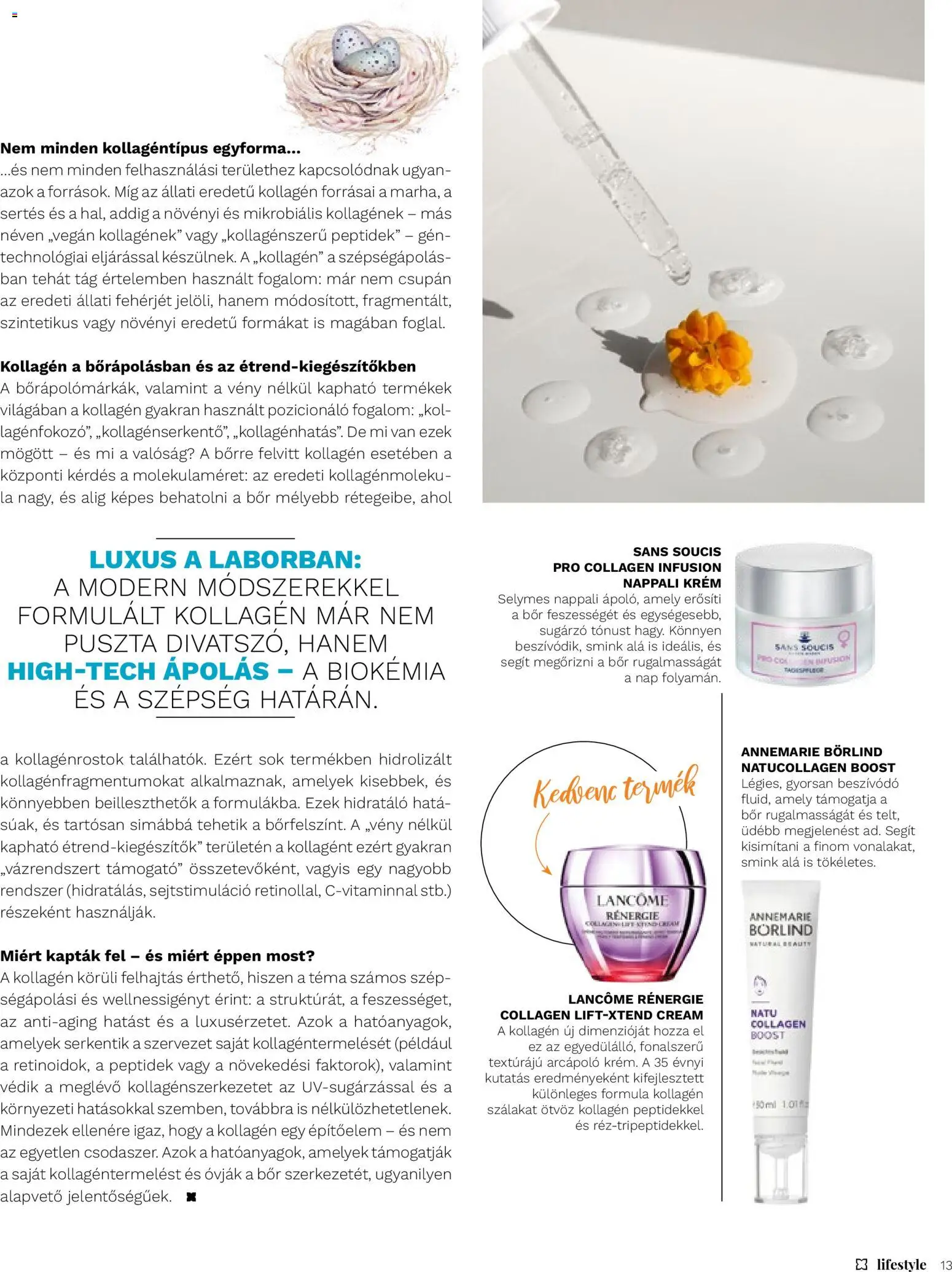 Müller akciós ujság - amely érvényes a következő dátumtól: 27.03.2026 | Oldal: 13 | Termékek: Kollagén, Smink, Bor