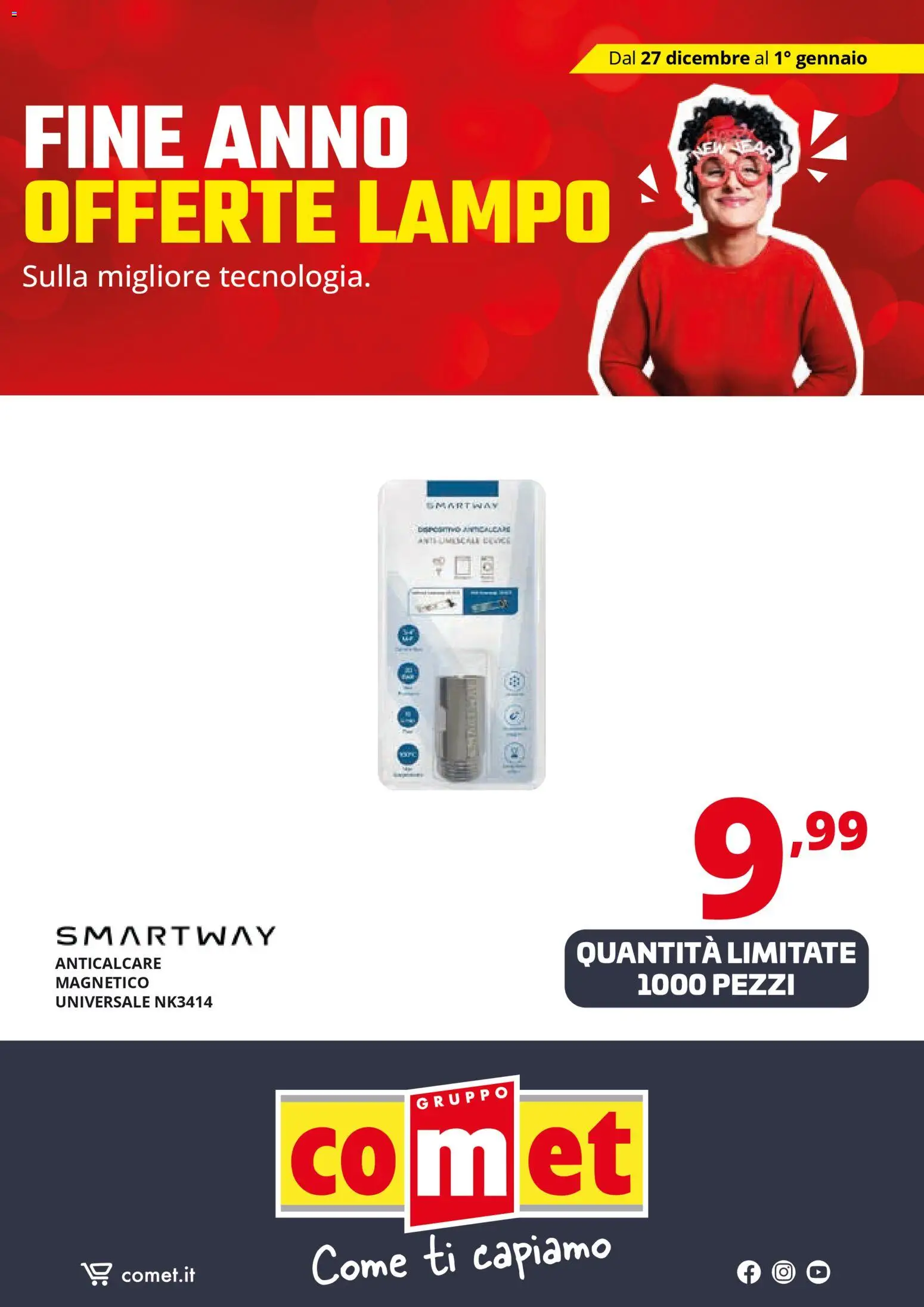 Volantino Comet del 27.12.2025 | Pagina: 72 | Prodotti: Anticalcare