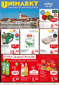 Unimarkt Innviertel ab 10.09.2025 gültig