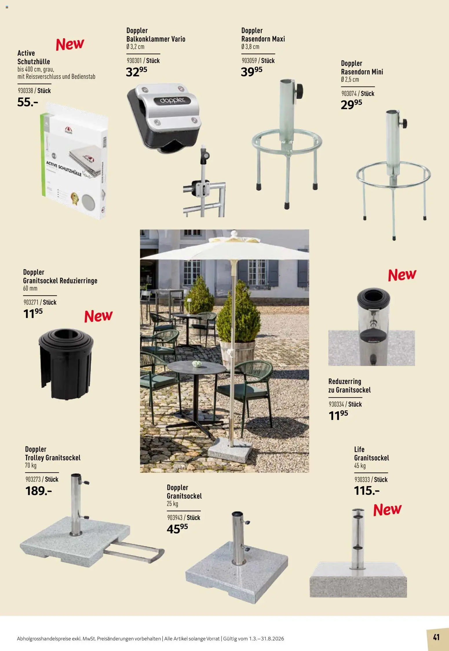 Prodega Aktionen Outdoor-Ausstattung – gültig ab 01.03.2026 | Seite: 41