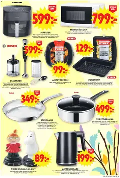 AIRFRYER, Melissa. 7,6 liter. 60 minuters timer. 8 förinställda program. Tillaga 6-8 portioner med krispigt resultat utan olja. - Förhandsvisning av reklamblad från butik ICA Maxi aktuell från 30.03.2026 | Sida: 14 | Produkter: Vattenkokare, Blender, Stekpanna, Mikrovågsugn