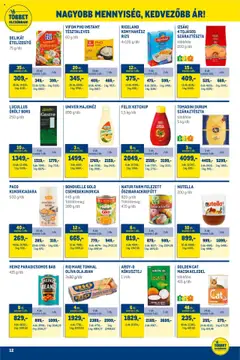 Metro akciós ujság - amely érvényes a következő dátumtól: 01.08.2025 | Oldal: 12 | Termékek: Macskaeledel, Nutella, Száraztészta, Bors