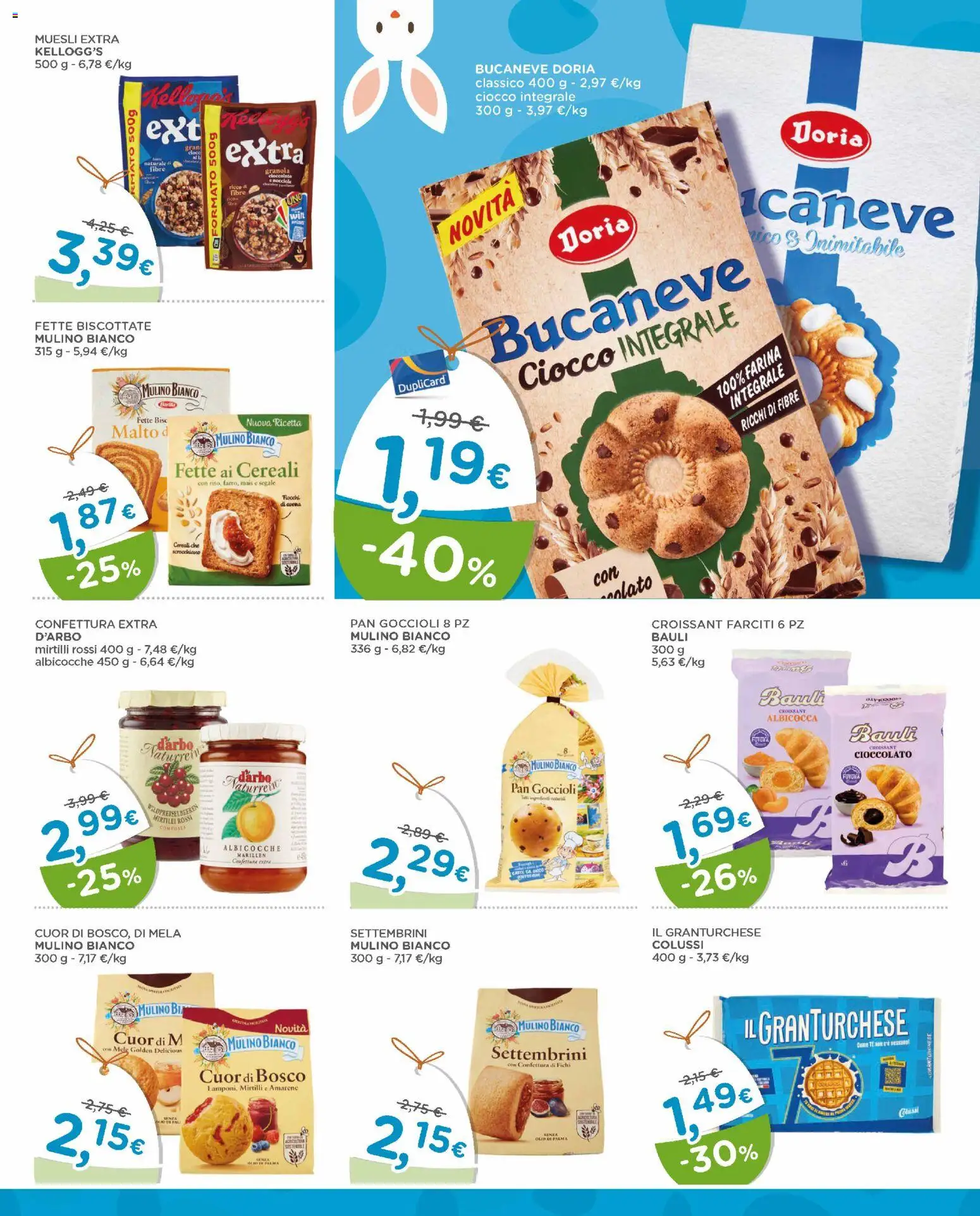 Volantino Poli del 25.03.2026 | Pagina: 25 | Prodotti: Cioccolato, Mele, Mirtilli, Mais