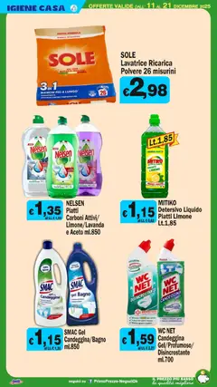 Anteprima del volantino Volantino Primo Prezzo	 valido a partire dal 11.12.2025 | Pagina: 19 | Prodotti: Acqua, Lavatrice, Lavanda, Bagno