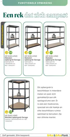 Brico - Opberging en keuken catalogus  - Voorbeeld van een folder van Brico, geldig van 25.08.2025 | Pagina: 6 | Producten: Plank, Lit pour bébés