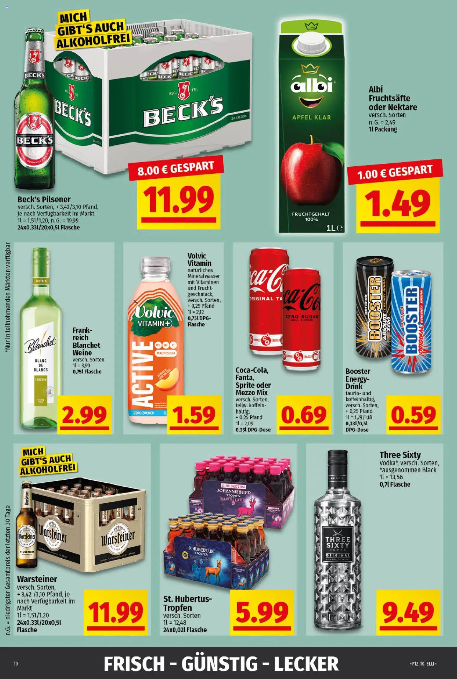 Elli Markt Prospekt 	 – gültig ab 16.03.2026 | Seite: 10 | Produkte: Mezzo mix, Sprite, Äpfel, Vodka