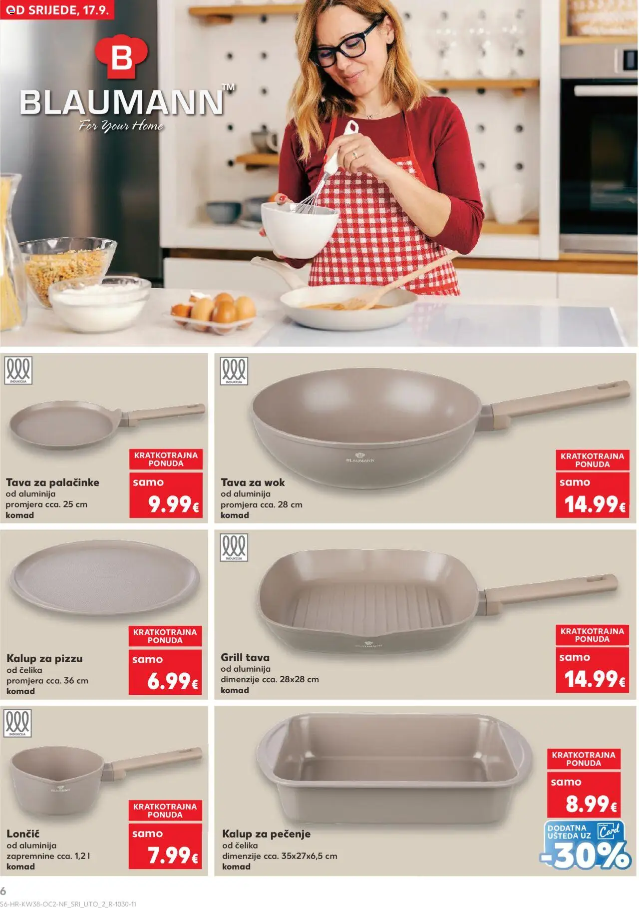 Kaufland katalog | vrijedi od 17.09.2025 | Stranica: 6 | Proizvodi: Grill tava, Tava