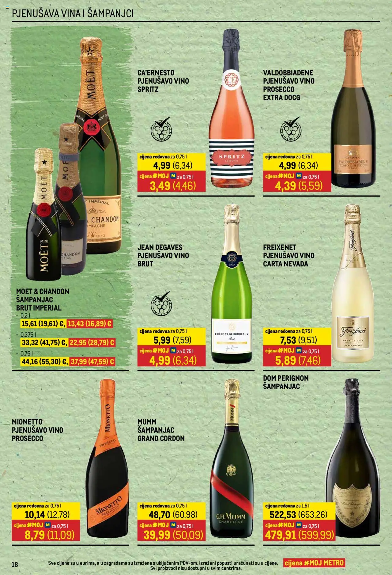 Metro katalog | vrijedi od 16.10.2025 | Stranica: 18 | Proizvodi: Prosecco, Vino