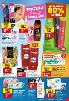 Twój Market Gazetka od 30.07.2025 | Strona: 35 | Produkty: Tampony, Body, Żel pod prysznic, Antyperspirant