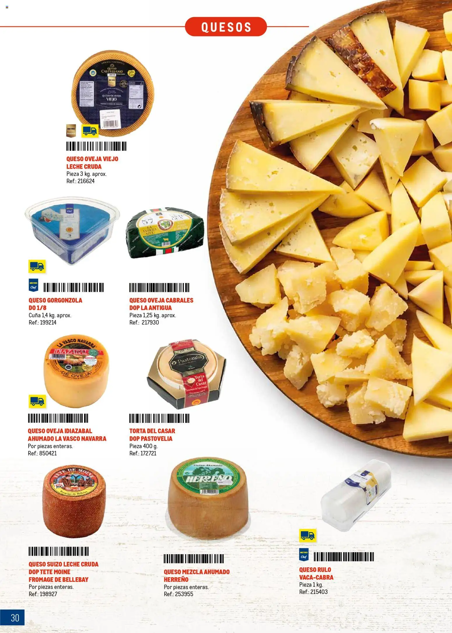 Makro Especial Catering Canarias │ válido desde el 16.03.2026 | Página: 30 | Productos: Leche, Queso, Cuna