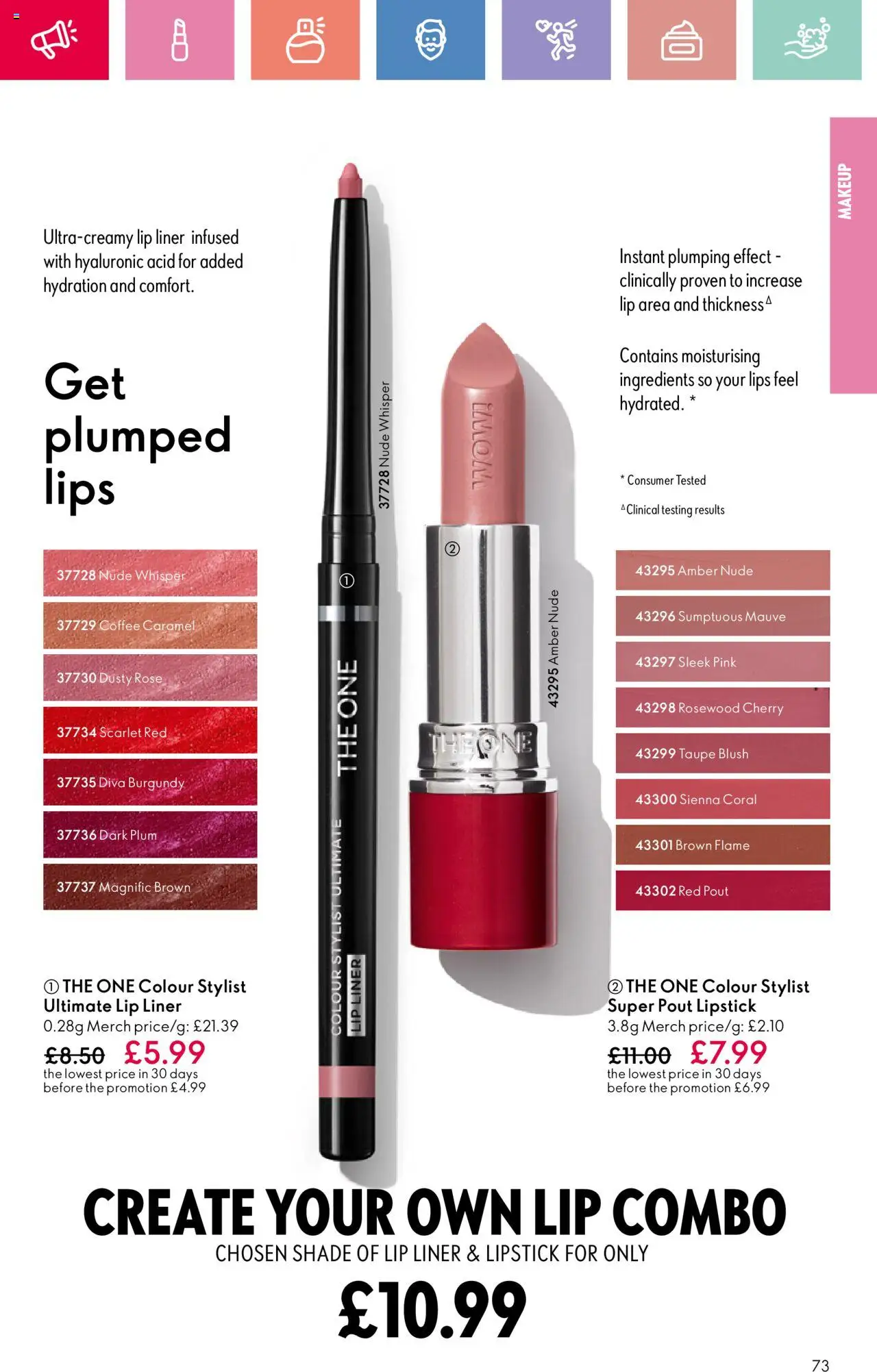  | Page: 73 | Products: Lipstick, Coffee